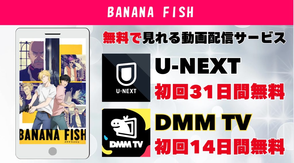 BANANA FISHおすすめ動画配信サブスク