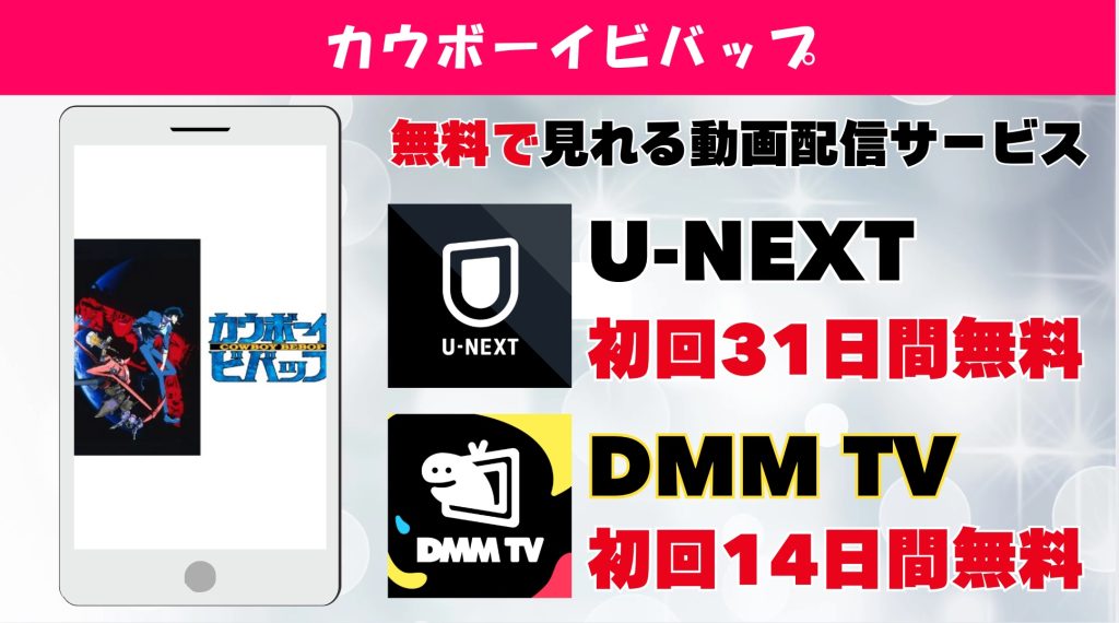 カウボーイビバップ おすすめ動画サブスク
