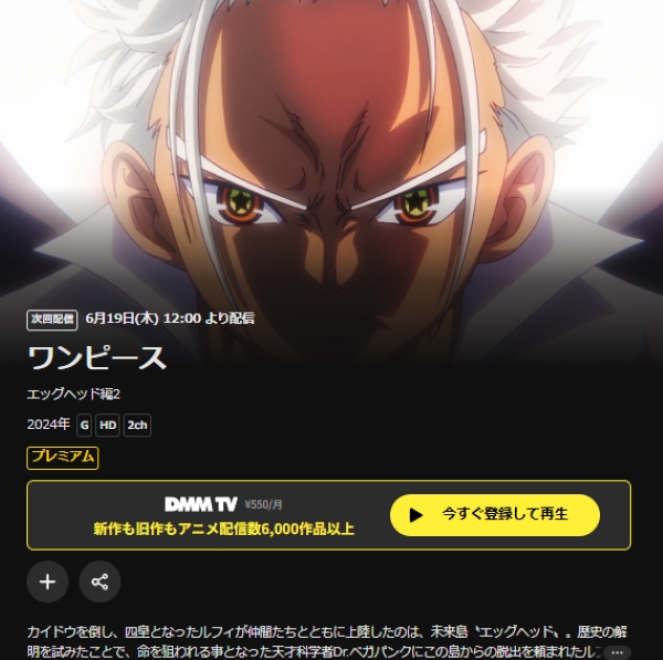 ワンピース DMMTV