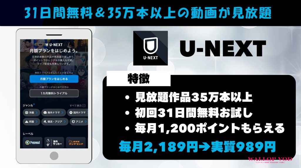 U-NEXT おすすめ